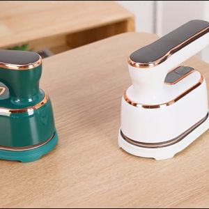 2in1 Portable Steam Iron & Travel Garment Steamer Rotatable Ironing Panel