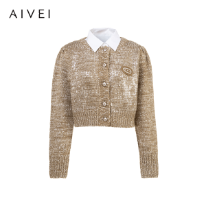 AIVEI | Celebrity Styled Winter Melanin Glitter Short Knitwear