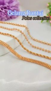 Nice Jewelry Gelang xuping gelang dewasa rantai merica perhiasan lapis emas GL 001