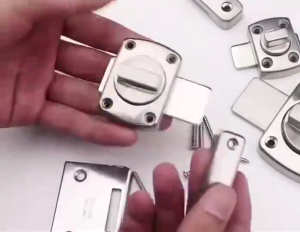 Home Security Latch Rotate Bolt Latch Gate Latches Door Slide Lock Twist Rotating Barrel Lock