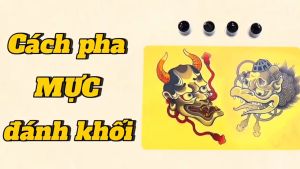 Mực tập xăm BLK 240ml – Đen sâu bám nét cực tốt trên da giả