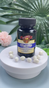 Melatonin Natural Sleep Supplements Immune Health Supplement Promote Restful Sleep Stress Relief Capsules