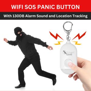 TUYA SMART WORLD BLUETOOTH SMART Personal Alarm Location Tracker SOS Panic Button Emergency Keychain 个人防狼定位器 (SW-ONJE)