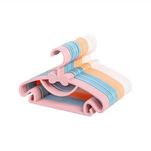 10-30pcs Kids Clothes HangersCute Bow-tie Design Childrens Hanger with Hooks for ToddlersDurable Baby Clothing Organizer Rack