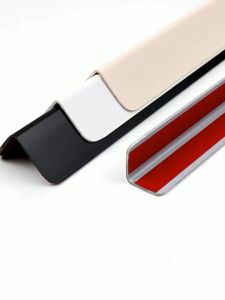 1M PVC Baby Protection Strip with Double-Sided Tape Anti-Bumb Kid Safety Table Edge Furniture Guard Wall Corner Protector Strip Plastic Corner Protector (Strip-Style) L-Shaped Plastic Angle Bead (Strip-Style) Right Angle Bar Edge Banding Edgeguard Strip