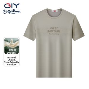 GYgoldlion | Breathable Cool Sensation Mens Short Sleeve T-shirt