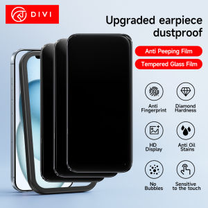DIVI 1/2/3pcs Full Cover Privacy Screen Protector Anti-Spy Tempered Glass Film For iPhone 16E 14 13 Pro Max Corning Glass Film