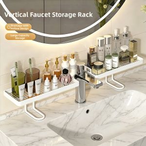 MANJIELI | Wall-mounted Bathroom Storage Rack For Toiletries