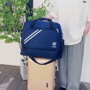 T9052 TRAVEL BAG BESAR TAS PAKAIAN TAS JINJING BISA DIPERBESAR TAS OLAHRAGA PEREMPUAN/LAKI LAKI