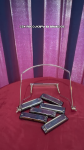 Paket Harmonika (10 Hole) & Harmonica Holder HY10-HH02