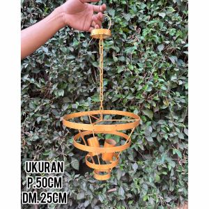 LAMPU GANTUNG KRISTAL / LAMPU GANTUNG AKRILIK / LAMPU GANTUNG MINIMALIS / LAMPU GANTUNG RUANG TAMU DIAMETER 25CM