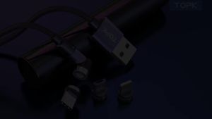 TOPK | TOPK AM59 Cáp USB Từ Tính Micro USB/Type C Sạc Dây Nam Châm Cho iPhone Điện Thoại Di Động Xiaomi 2.4A Dây Sạc Nhanh