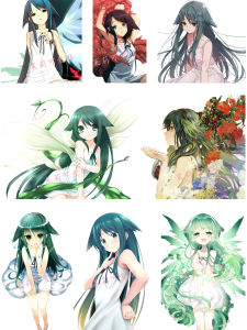 Anime Surroundings Song of Ya Notebook Computer Mobile Phone Luggage Sticker Travel Cartoon Style Personalized Small Sticker