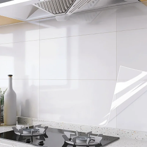 ตกแต่งกันน้ําและกันความชื้นสไตล์โมเดิร์นสติกเกอร์ติดผนังมีกาวในตัว 40 ซม. สําหรับห้องนอนห้องครัวห้องนั่งเล่นพื้นหลัง