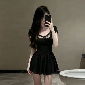 BIFEIMENG | Elegant French Slimming Short Dress for Women Summer