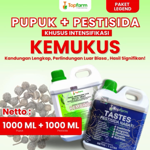 Pupuk Topfarm / Pupuk Kemukus Terbaik / Pupuk Cair Khusus Tanaman Kemukus / Pupuk Pelebat Pembesar Buah Kemukus / Obat Hama Kemukus / Obat Untuk Hama Daun Buah Kemukus / Obat Jamur Bercak Daun Kemukus