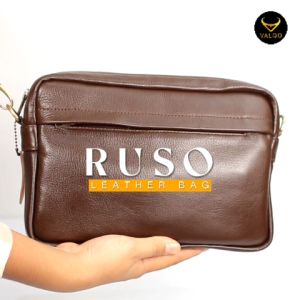 [VALQO] RUSO Handbag Kulit Sapi Dompet Clutch Tas Tangan Pria Wanita