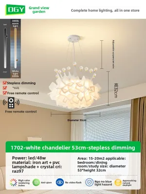 DGY | Modern Simple Pendant Light Petal Design for Childrens Room and Dining Room