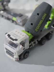 Mainan Rakitan Sembo Truk Konstruksi – Mix Truck Crane Bulldozer Excavator Anak