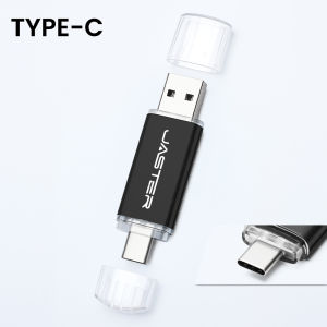Jaster | High Speed TYPE C 2in1 USB Flash Drive 128GB 64GB 32GB Metal Pen Drive Smart Phone Car TV USB Stick 4GB 8GB 16GB Creative Gift