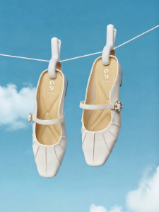 Josiny | French Style Comfort Pillow Low Heel Sandals
