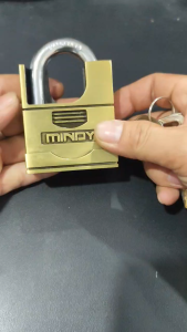 Ổ Khóa Cao Cấp MINDY - Chống Quên Chìa - Càng 10mm Chống Cắt - Chống Gỉ - Siêu Bền