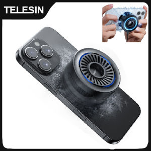 TELESIN หม้อน้ําโทรศัพท์มือถือแม่เหล็ก Pro Cooler Fan ฮีทซิงค์สําหรับโทรศัพท์มือถือแท็บเล็ต Cooler สําหรับการเล่นเกมที่ถ่ายทอดสด