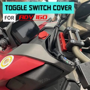 COD ฝาครอบสวิตช์ Honda ADV160 กันน้ำ-กันฝุ่น อลูมิเนียมอัลลอยด์ แบบติดตั้งง่าย ไม่ต้องใช้เครื่องมือ มีหลายสี ​ออกแบบสไตล์ต้นฉบับ​ ใช้วิธีการ CNC