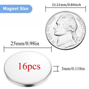 25x2/25x3/30x2/30x3mm strong circular refrigerator magnet suitable for refrigerators handicrafts bag parts whiteboards