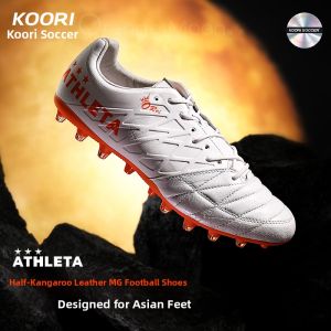 Kangaroo Leather Football Shoes MG Short Studs