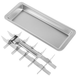 6/18 Grids Big Ice Tray Mold Maker Stainless Steel Ice Cube Mold Square Mold Diy Bar Pub Wine Ice Cube Maker Tools