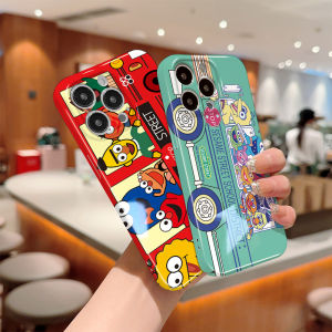 Hontinga All-inclusive Film Casing For Samsung Galaxy S21 Ultra 5G S21+ S21 S22 Plus S22 Ultra S22+ 5G   Case Korean film Phone Case Creative Sesame Street Back Casing lens Protector Design Hard Cases Shockproof Shell Full Cover Casing For Girls