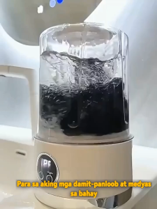 Portable Mini Washer Cordless Ultrasonic Underwear Laundry Cup Rechargeable Travel Washing Machine for Socks & Baby Clothes