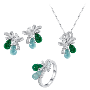 Ciga Long | Fuluxing Lucky Chinese Style Jewelry Green Jade