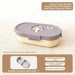 WODEBAIHUI | Insulated Food Container Stainless Steel Bento Box