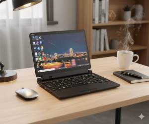 แท็บเล็ต2in1 Fujitsu ArrowsTab Q739/Ab cpu Core i5 8365U (RAM:4GB/SSD:128GB)มีคีย์บร์อดและปากกาตรงรุ่น