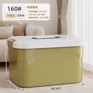 Thickened Plastic Storage Box Large Capacity Clothes Organizer for Home Toys And Snacks Sorting Box with Handle for Bedroom