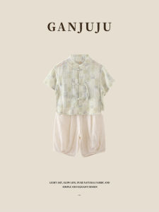 BOGUXIONG | Traditional Style Childrens Outfit Short Sleeve Shirt