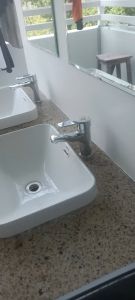 VÒI RỬA MẶT LAVABO THÂN THẤP nóng lạnh GB 101