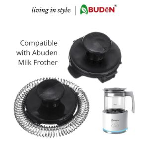 ABUDEN Glass Milk Frother Whisk Accessories Milk Froth Whisk Milk Heat Whisk Milk Forther Spare Parts