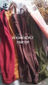 6pcs Tank Top Wanita Dewasa Tali Besar | Kaos Dalaman Wanita Remaja Murah |  Kaos Dalaman Wanita Remaja Murah | Tenktop Termurah | Tank top Polos / tank top wanita / tengtop / tanktop / Singlet Wanita Ukuran M - XXL