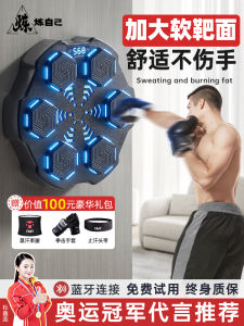 Music-Enhanced Adjustable Response Electronic Punching Bag for Fitness Training Home Use Smart Equipment for Men And Boys