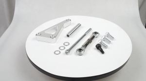 551411 Aluminum Alternator Bracket Kit Sliver For Chevrolet SBC 350 305 327 383 5.0L 5.7L V8 Engine