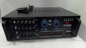 🇵🇭 6000W AV-8000BT Bluetooth Stereo Amplifier 12V/220V 4CH With Mixer Equalizer HIFI Audio Amplifier FM Radio Car/Home Karaoke Player