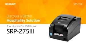 Bixolon SRP-275III 3 inch Dot Matrix Printer (USB + LAN + Serial) POS Printer