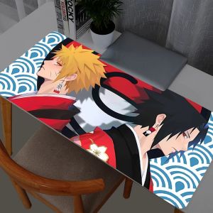 Bandai | Mouse Pad Gaming Accessories Naruto Sasuke Gabinete Gamer PC Mouse Pads Computer Desk Mat Large XXL Keyboard Tablet Mousepad