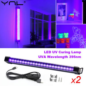 2Pcs/lot 5W USB UV Light Blacklight T5 T8 UV Blacklight Bar For Fluorescent Party Disco Stage Light UV Strip Lights For Cabinet