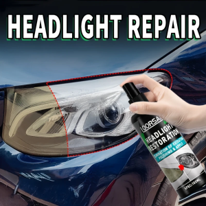Universal Car Headlight Restoration Spray No Polishing Required Removes Yellowing and Oxidation Restores Clarity Long-Last