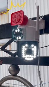 [Fnkvision]Camera 2 mắt 4G Yoosee không cần WiFi Tích hợp sim 4G Chống nước ngoài trời Xem đêm có màu Đàm thoại 2 chiều