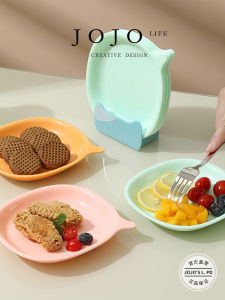 Mr. Grocerys PD L. Jiao Bone Spitting Plate Fruit Snack Dry Fruit Small Plate Chinese Style Plastic Fruit Tray/Basket